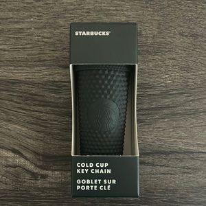 Starbucks studded keychain